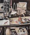 Cartoon: rialto studio (small) by etsuko tagged studio,painting