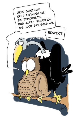 Cartoon: Griechen (medium) by Mergel tagged griechen,griechenland,euro,demokratie,eurozone,wirtschaftssystem,innovation,geldwirtschaft,drachme,staatsbankrot,rettungsschirm