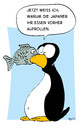 Cartoon: sushi (small) by Mergel tagged sushi,pinguin,fisch,essen,speisen,japan