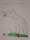 Cartoon: Der Jäger ist tot ... (small) by LaRoth tagged jäger,wolf,tod,tot,hunter,death,dead