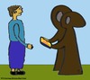 Cartoon: Nimm2 (small) by LaRoth tagged tod,sensenmann,nimm2,doppelpack,boandlkramer,grim,reaper,death