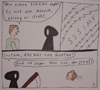 Cartoon: Wer irrt - der stirbt. (small) by LaRoth tagged tod,sensenmann,grim,reaper,goethe,schiller,faust,worte,sprichworte,tragödie