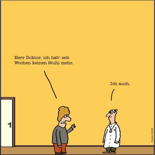Seit Wochen kein Stuhl Seit Wochen kein Stuhl
