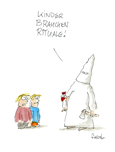 Cartoon: Was brauchen Kinder? (medium) by fussel tagged kinder,brauchen,rituale,pädagogik,mode,trend,erziehung,kinder,brauchen,rituale,pädagogik,mode,trend,erziehung