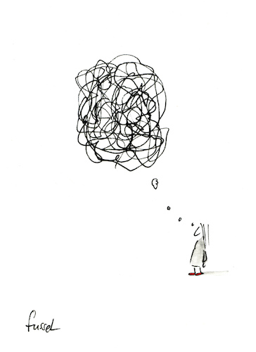 Cartoon: What do you think? (medium) by fussel tagged what,do,you,think,confusion,unsicherheit,denken,speechless,sprachlos,what,do,you,think,confusion,unsicherheit,denken,speechless,sprachlos