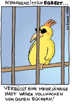 Cartoon: Zero Tolerance (medium) by fussel tagged vogel,bird,animals
