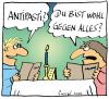 Cartoon: Antipasti (small) by fussel tagged antipasti restaurant italiener beziehung