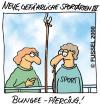 Cartoon: Bungee Piercing (small) by fussel tagged bungee piercing