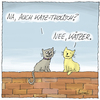 Cartoon: Da lacht der Maunzingnore (small) by fussel tagged kater,katzen,katze,katholisch,katholiken,katztholiken,kätzer,ketzer