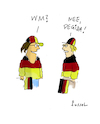 Cartoon: Dejavu (small) by fussel tagged wm,deutschland,fahne,schwarzrotgold,pegida