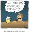 Cartoon: Gute Vorsätze (small) by fussel tagged guter,gute,vorsätze,sylverster,vorsatz,neujahr,gut,offenes,wort,reden,bier,voll,blase,beziehung,beenden