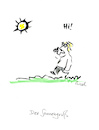Cartoon: Hi! (small) by fussel tagged sonnengruss,sonne,gruss,hi,tach,yoga