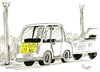 Cartoon: Im Wagen vor mir... (small) by fussel tagged auto,anzeigen,aufkleber,verkehr,verhalten