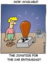 Cartoon: Joystick (small) by fussel tagged joystick,car,computer
