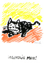 Cartoon: Manchmal fühlt man sich... (small) by fussel tagged mau