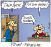 Cartoon: Promiprobleme (small) by fussel tagged goethe,bach,klavier