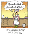 Cartoon: Vergessene Weisheiten (small) by fussel tagged urgroßmutter,sex,küche,psyche,weisheiten,großmutter