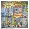 Cartoon: Viel Spass (small) by fussel tagged fussel,cartoons,weihnachten,shoppen,lichtreklame,ehrliche