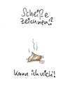 Cartoon: Wie gesagt... (small) by fussel tagged scheisse,zeichnen,kann,ich,nicht,nougat,schokolade,fussel,cartoons