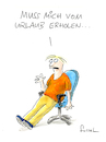 Cartoon: Wilkommen zurück (small) by fussel tagged urlaub,erholen,arbeit,work,life,balance,urlaubsstress