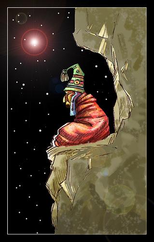 Cartoon: EL INCA (medium) by PEPE GONZALEZ tagged inca,america,spain