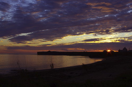 Cartoon: Morning in a familiar place (medium) by Krinisty tagged beach,atlantic,ocean,canada,cape,breton,scenery,krinisty