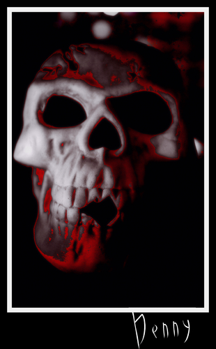 Cartoon: Skully (medium) by Krinisty tagged skulls,halloween,scary,evil,monster,spooky,art,photography,krinisty