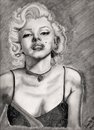 Cartoon: MM (small) by Krinisty tagged marilyn monroe