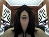 Cartoon: My Eye (small) by Krinisty tagged dreads,one,eyed,funny,creepy