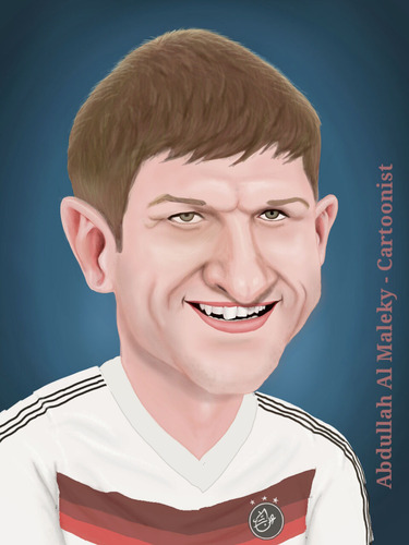 Cartoon: Thomas Muller (medium) by abdullah tagged muller,germany,munich,bayern