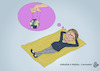 Cartoon: bill gates dreams (small) by abdullah tagged corona,g5,billgates,dominance,technology,the,climate