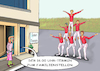 Cartoon: Familienstellen (small) by SoRei tagged akrobatik,zirkus,manege,arena,sport,artisten,pyramide,therapeutin,psychologie,psychiatrie,system,verfahren,familielstellen,familienaufstellung,sozial,antisozial,dysfunktional,konstellation,familientmitglieder,beziehung,konflikt,beratung,heilung,hellinger,bernd,stellvertreter,gruppe,klient,herkunft,relationen,bezüge,dissonanz,wahrnehmumng,erstbild,abhängigkeiten,loyalität,intervention,initiieren,genogramm,struktur,muster,sichtbar,machen