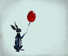 Cartoon: Osterhase mit rotem Osterei (small) by SoRei tagged ostern,eier,färben,osterhase,girl,mädchen,rot,red,ballon,osterei,love,bin,kunst,street,murals,sothebys,banksy