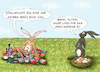 Cartoon: Stallpflicht (small) by SoRei tagged ostern,osterfest,osterhase,ei,ostereier,färben,anmalen,verstecken,suchen,stallpflicht,freilaufende,hühner,hühnerfarm,legebatterie,tierschutz,verbraucherschutz,christliches,fest,heidnische,bräuche,konsum,vogelgrippe,quarantäne,bodenhaltung,käfighaltung,stempel,kennziffer,herkunft,bio,code,klarheit,regionalität,saisonartikel