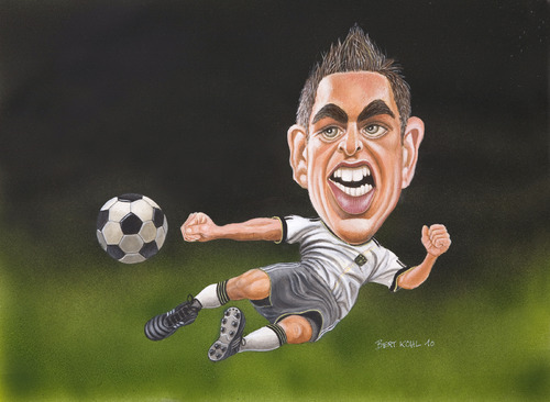 Cartoon: Philipp Lahm (medium) by Bert Kohl tagged lahm