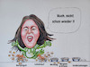 Cartoon: Anna-Lena Baerbock (small) by Bert Kohl tagged grüne,fettnäpfchen