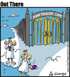 Cartoon: heaven dot com (small) by George tagged heaven,dot,com