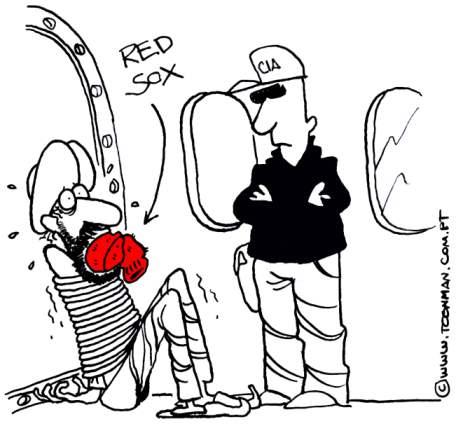 Cartoon: cia flights (medium) by toonman tagged red,sox,cia