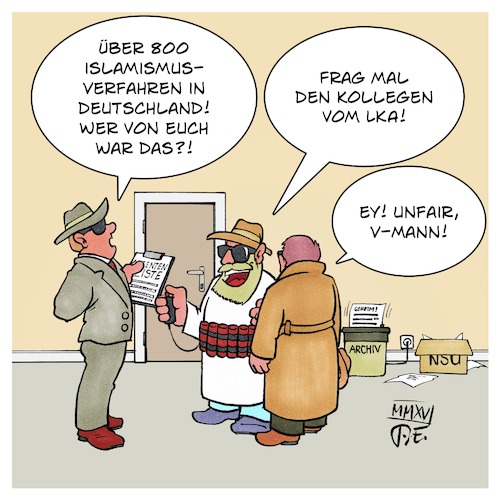 800 Islamismus-Verfahren 800 Islamismus-Verfahren