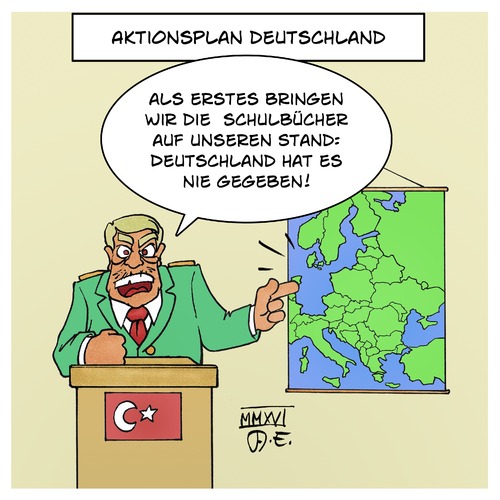 Cartoon: Aktionsplan Deutschland (medium) by Timo Essner tagged erdogan,türkei,aktionsplan,deutschland,armenien,resolution,bundestag,cartoon,timo,essner,erdogan,türkei,aktionsplan,deutschland,armenien,resolution,bundestag,cartoon,timo,essner