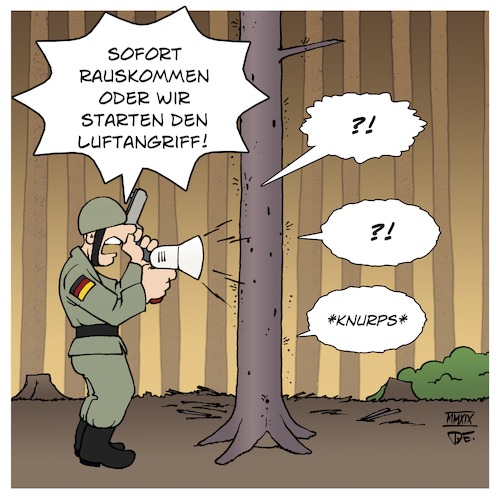 Bundeswehr vs. Borkenkäfer Bundeswehr vs. Borkenkäfer