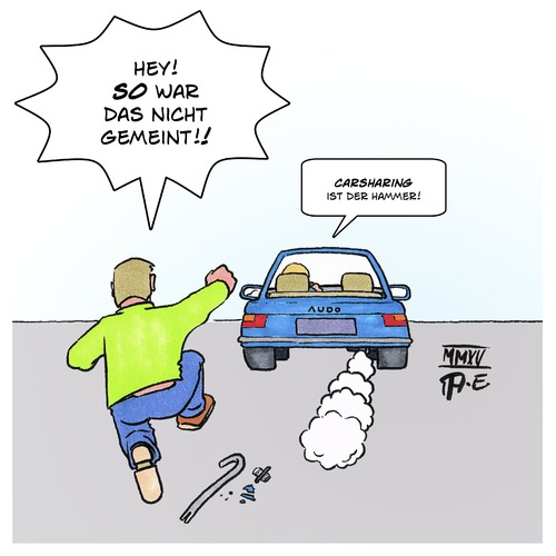 Cartoon: Carsharing (medium) by Timo Essner tagged carsharing,mitfahrgelegenheit,sicherheit,auto,diebstahl,autodiebstahl,pkw,carsharing,mitfahrgelegenheit,sicherheit,auto,diebstahl,autodiebstahl,pkw