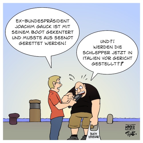 Gauck droht Schlepper-Klage Gauck droht Schlepper-Klage