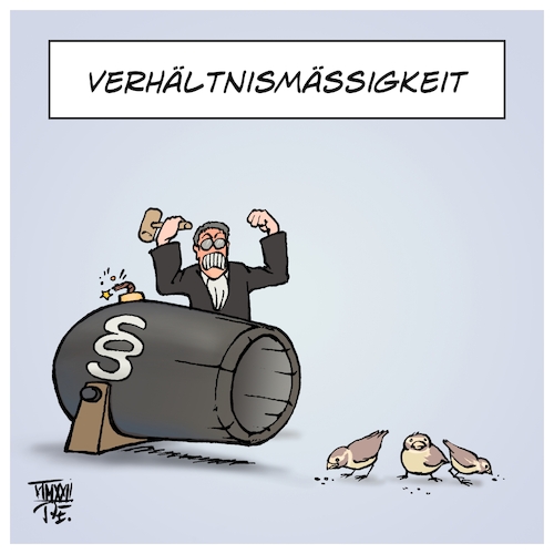 Cartoon: Kanonen auf Spatzen (medium) by Timo Essner tagged 200,mg,cannabis,staatsanwaltschaft,justiz,60,tagessätze,verhältnismäßigkeit,strafe,legalisierung,cartoon,timo,essner,200,mg,cannabis,staatsanwaltschaft,justiz,60,tagessätze,verhältnismäßigkeit,strafe,legalisierung,cartoon,timo,essner