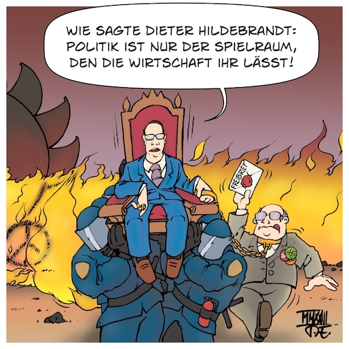 König Kohle besucht Lützerath König Kohle besucht Lützerath