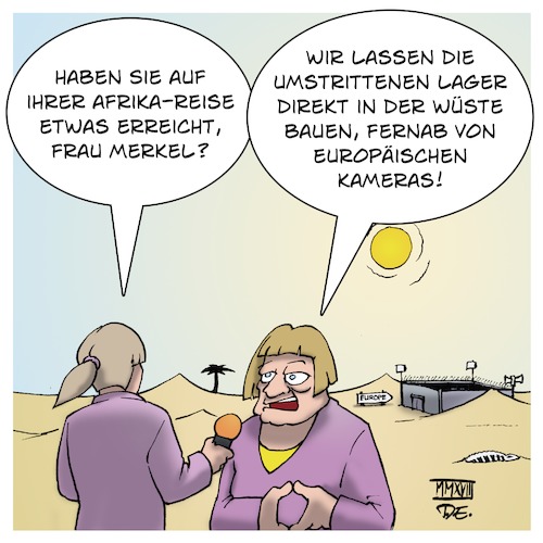 Merkel in Afrika Merkel in Afrika
