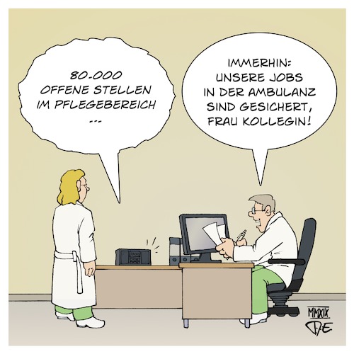 Cartoon: Offene Stellen (medium) by Timo Essner tagged offene,stellen,arbeitsmarkt,pflege,arzt,ambulanz,unfall,allgemeinmedizin,mediziner,jobs,arbeitsplätze,gesundheit,cartoon,timo,essner,offene,stellen,arbeitsmarkt,pflege,arzt,ambulanz,unfall,allgemeinmedizin,mediziner,jobs,arbeitsplätze,gesundheit,cartoon,timo,essner