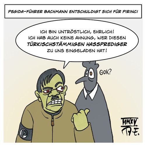 PEGIDA-Bachmann und Pirinci PEGIDA-Bachmann und Pirinci