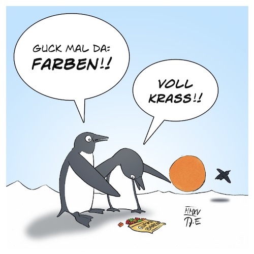 Pinguine Farben Pinguine Farben