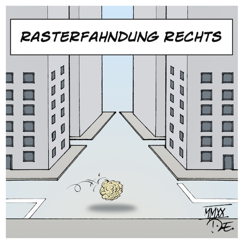 Rasterfahndung rechts